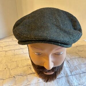 TARGET (2015) MENS BROWN/BLACK TWEED MIX WOOL BLEND WINTER CAP